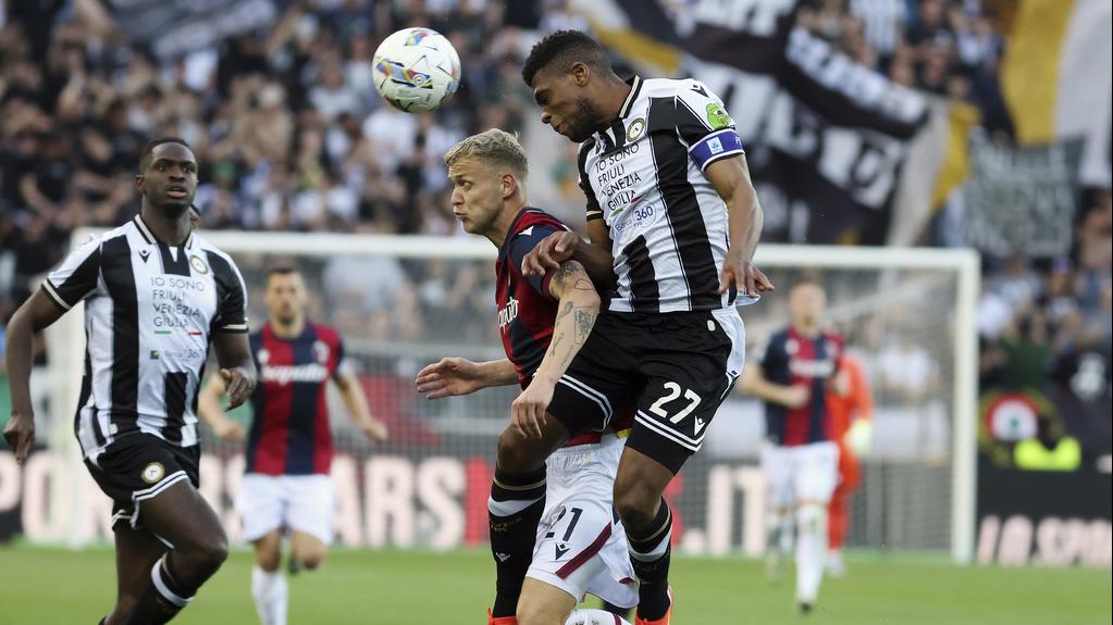 烏甸尼斯與博洛尼亞悶和0:0。(美聯社)