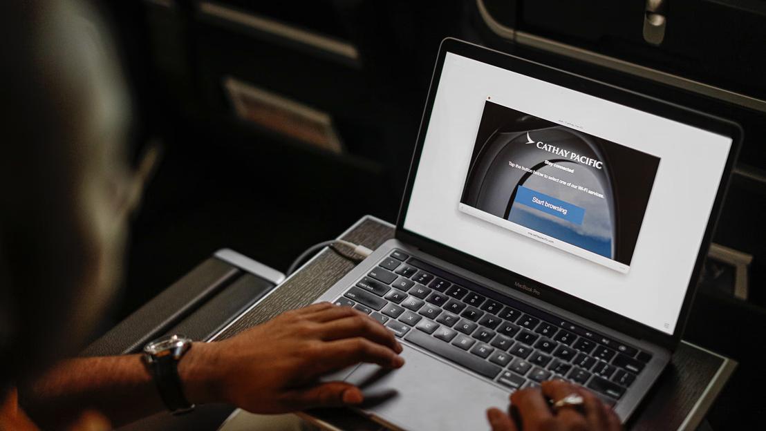 國泰8月起全線配備機上娛樂系統及高速無線網絡　頭等商務鑽石卡會員免費用Wi-Fi