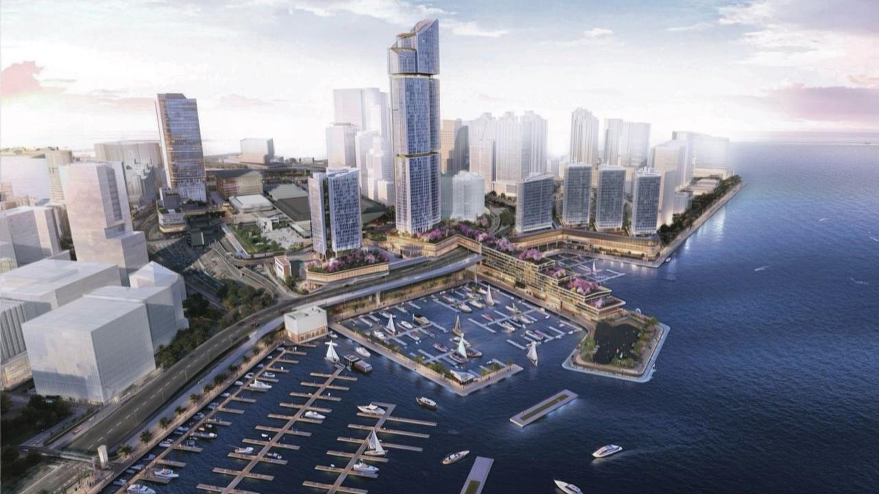 紅磡站一帶擬打造海濱新地標，建議設空中滑索