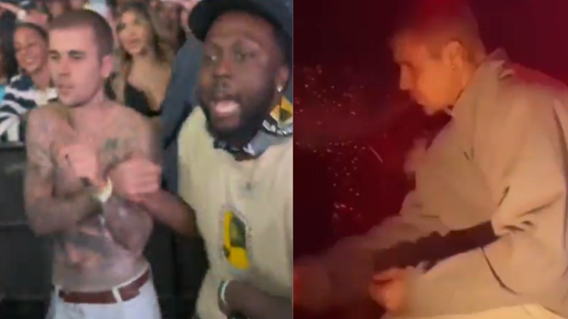 Justin Bieber疑狂抽大麻 忘形甩褲露股