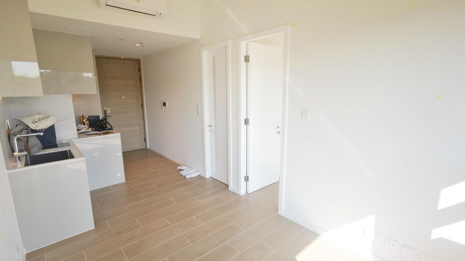 單位裝修新淨，廚房採開放式設計。(代理提供)