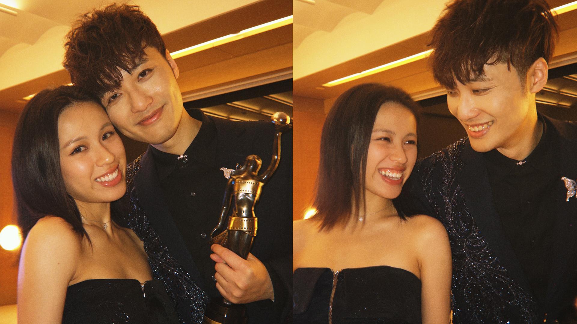 Winka貼金像獎甜蜜合照 與朱芸編重糖照公開