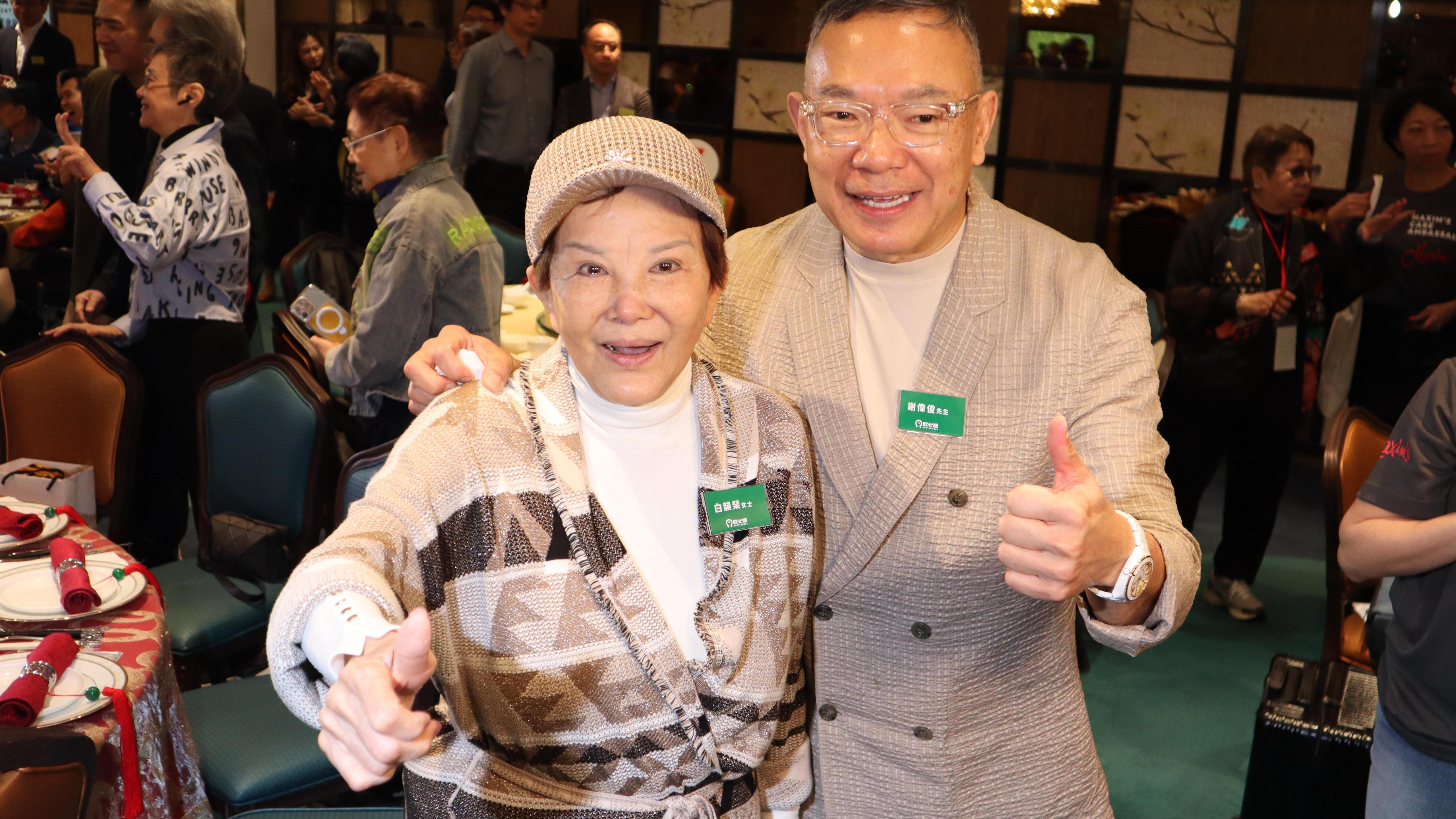 白韻琹傳患失智症激罕出席活動 老公謝偉俊代答身體狀況