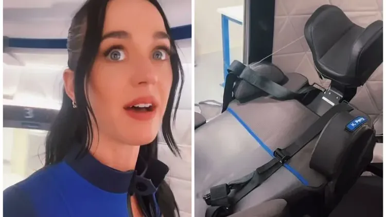 Katy Perry升空前介紹太空船艙 11分鐘之旅被嘲似去迪士尼