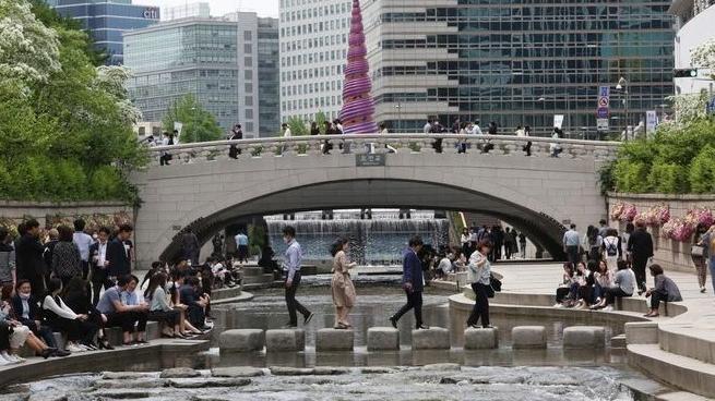 圖為首爾街頭。(資料圖片)