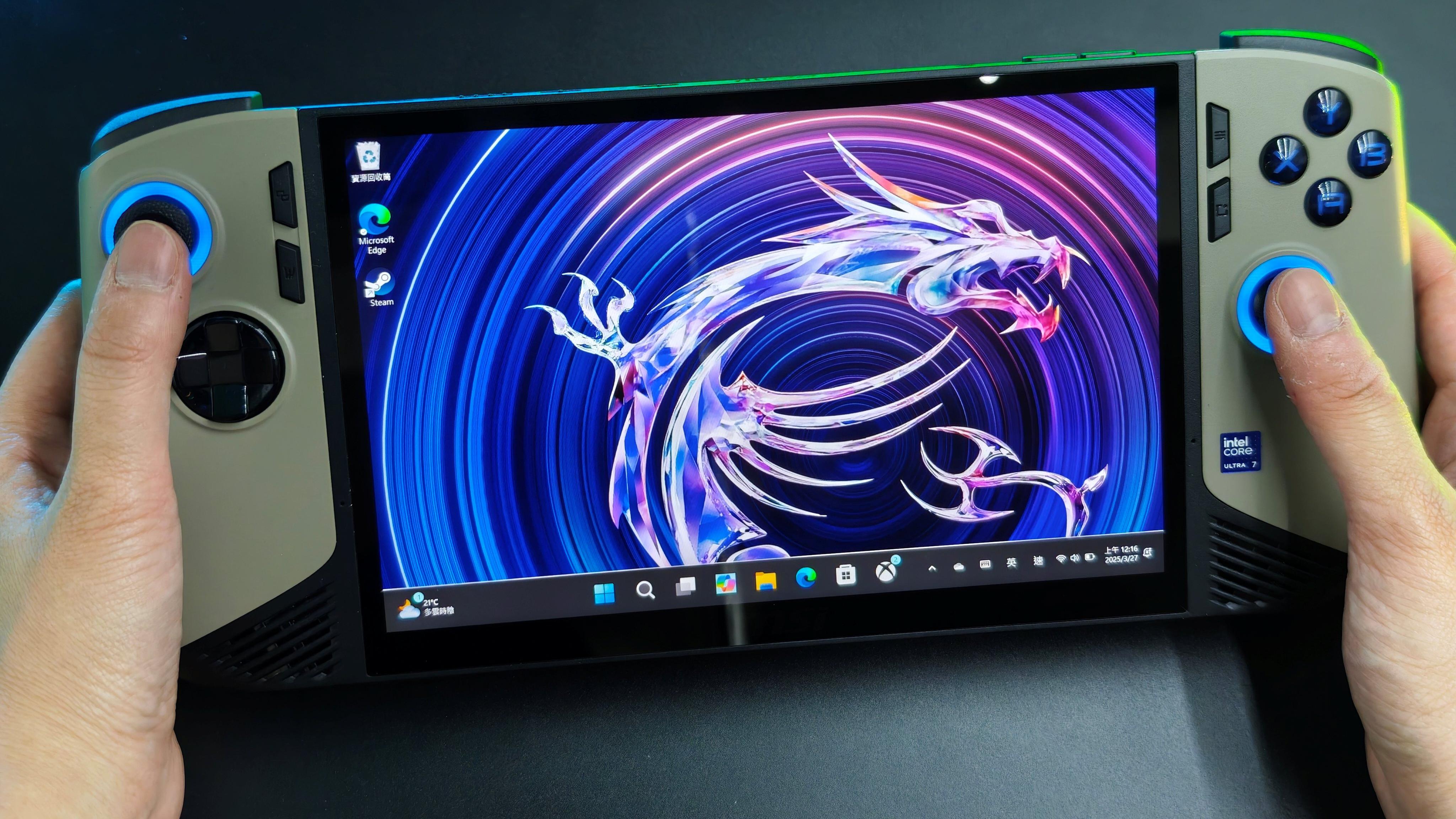 MSI Claw 8 AI+手提遊戲機實試　8吋大芒內置Copilot+打機文書都得