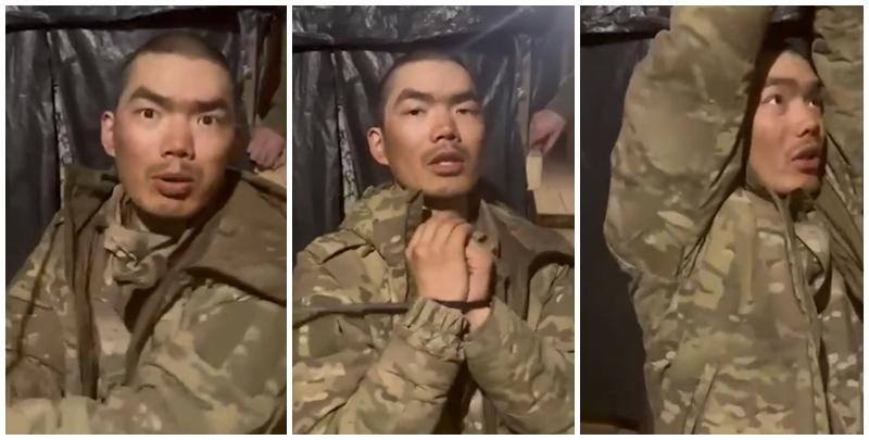 烏克蘭俘獲2名「中國士兵」，中方指正核實情況。（澤連斯基社交網站片段截圖）