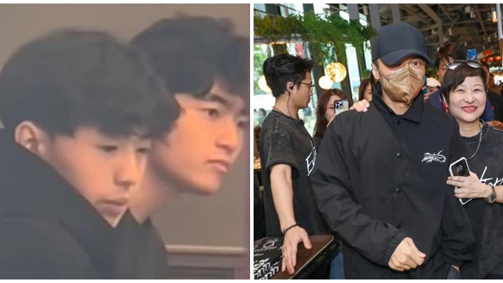 霆鋒帶兩子啟德飯局 父子顏值高惹哄動