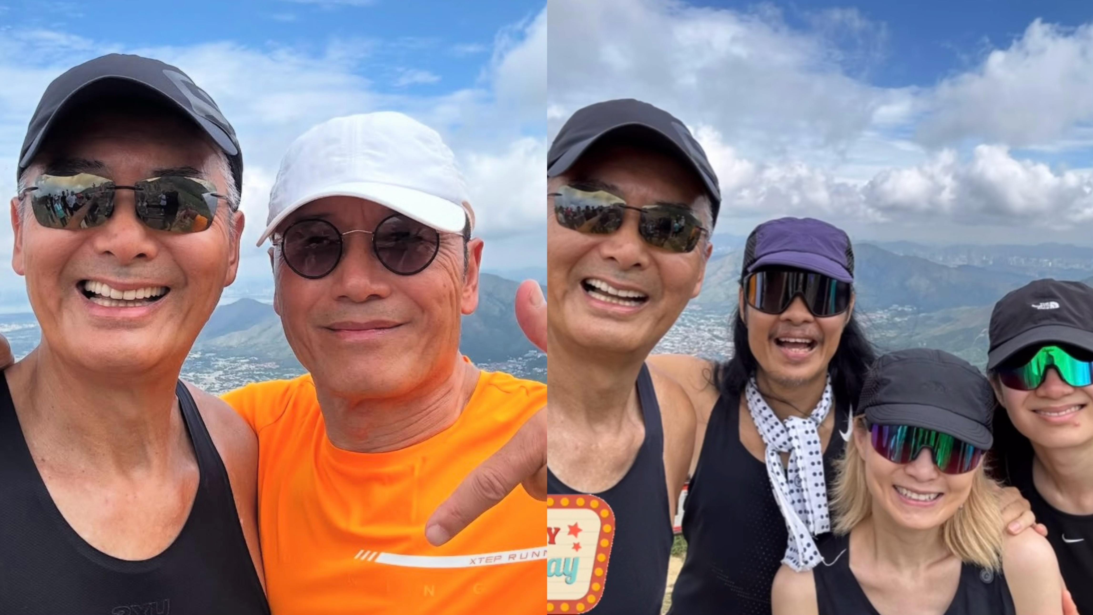 周潤發 70歲生日 苗僑偉蔡一智陪跑慶生送祝福：瀟灑人生 跑過一百歲