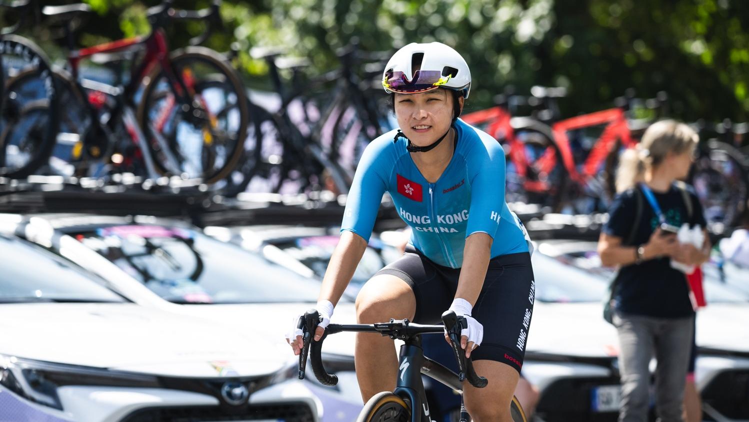 香港單車代表李思穎。(資料圖片)