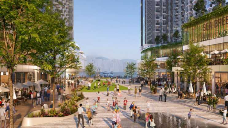 市建局擬建「東維港灣區」。（市建局網誌）