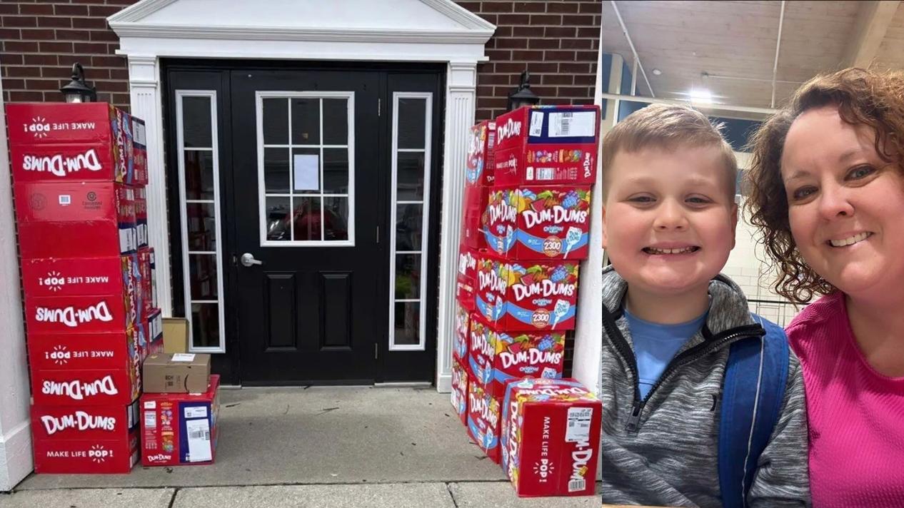 8歲童偷手機花3.2萬元，買7萬支棒棒糖令阿媽崩潰。(X)