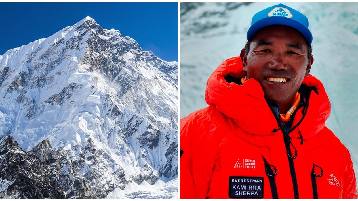 「聖母峰男」登頂第31次，雪巴嚮導再破個人世界紀錄。(X)