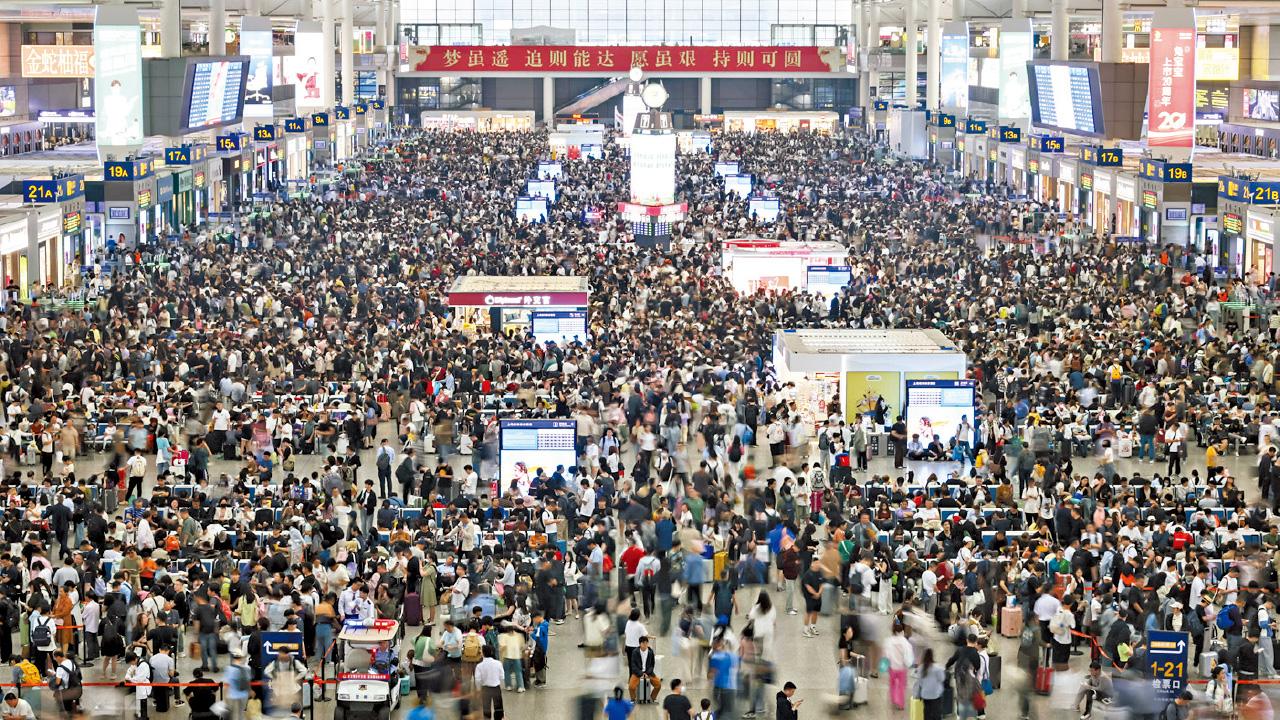 「五一」假期首日 交通出行料達3.4億人次增8%