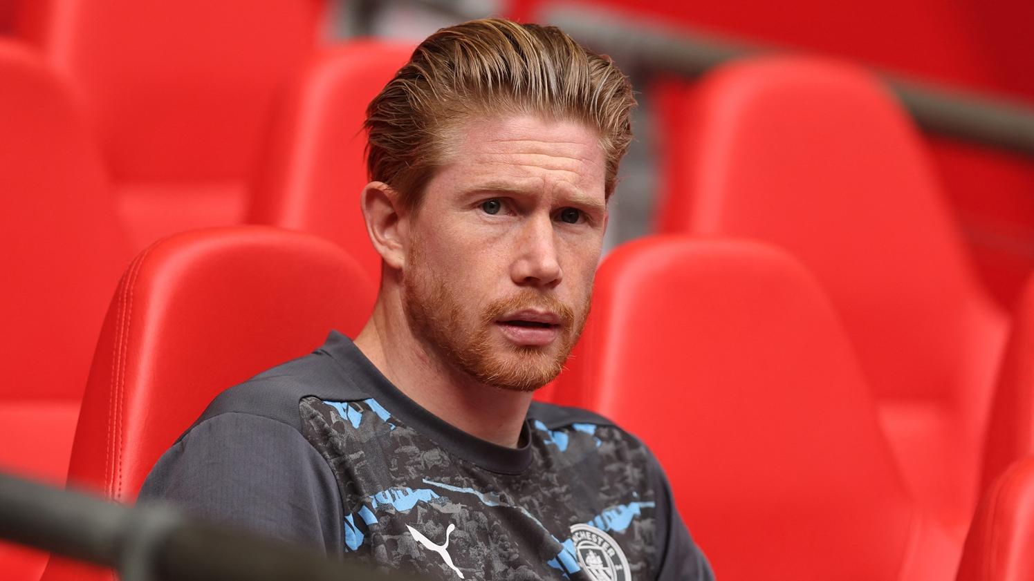 曼城中場迪布尼。(路透社)