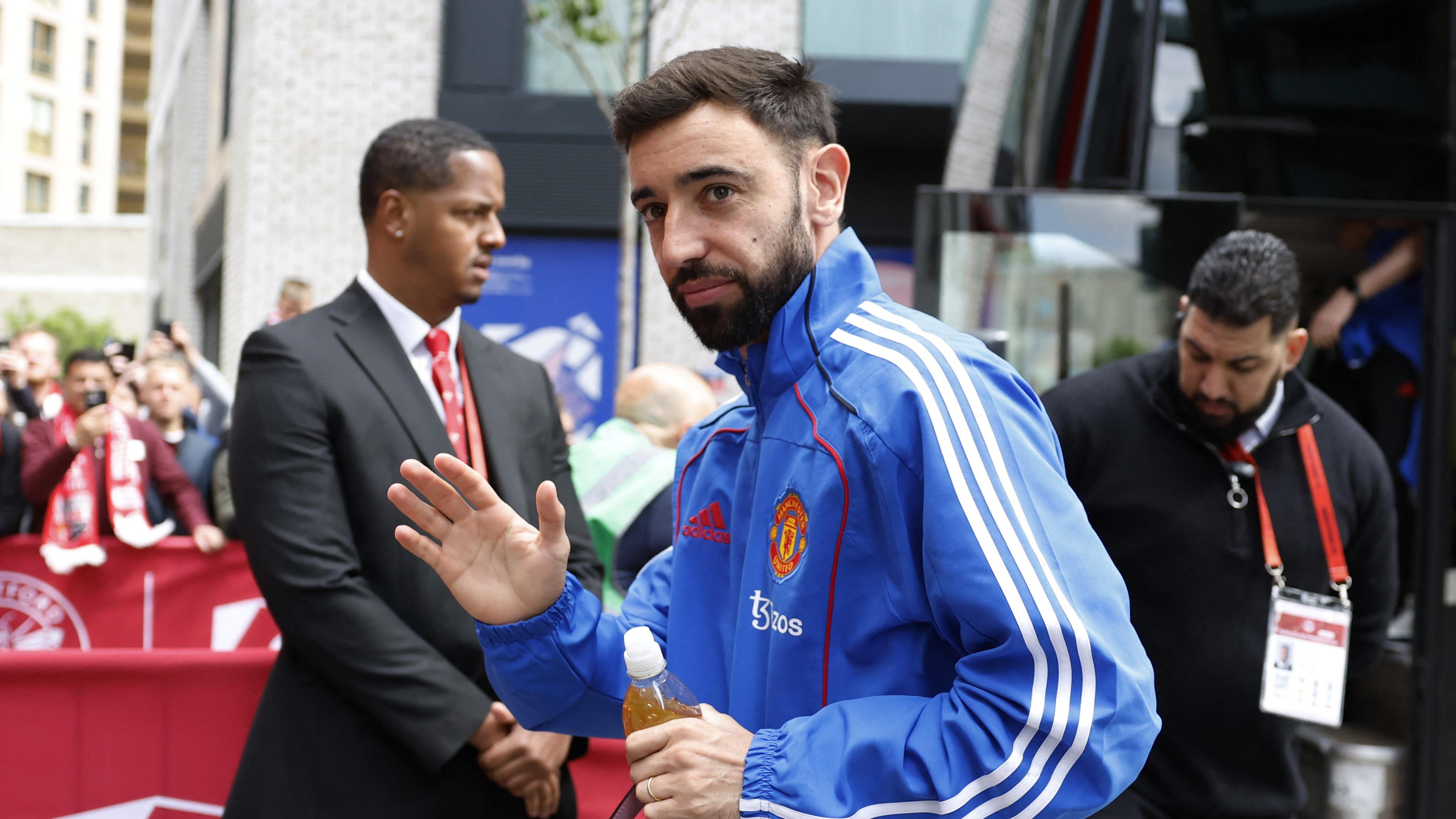 曼聯中場般奴費南迪斯。(路透社)