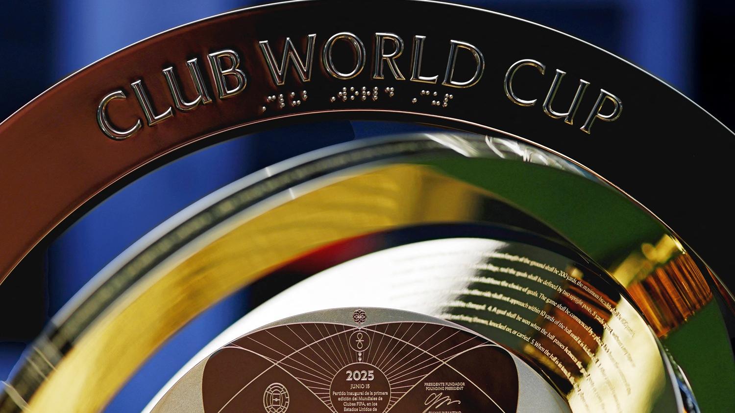 世界冠軍球會盃獎盃。(路透社)