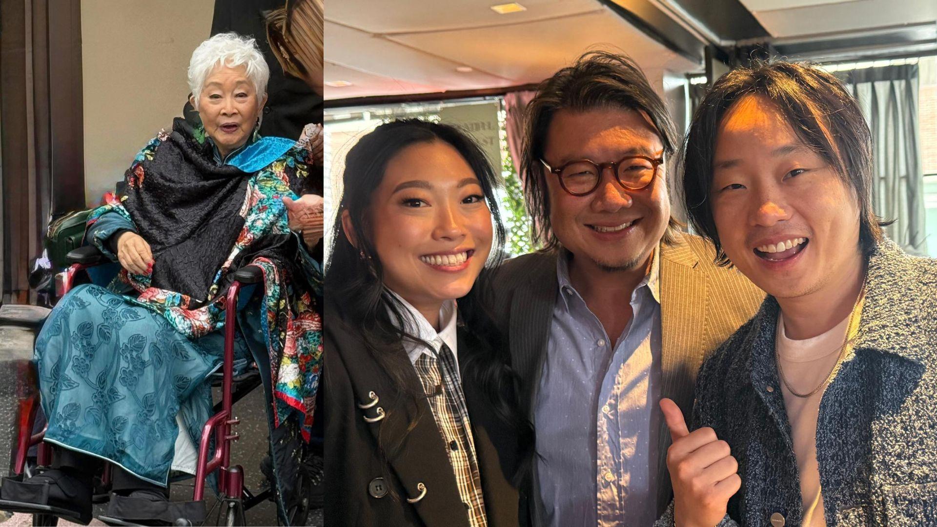 美國直擊｜98歲盧燕獲荷李活表揚 歐陽萬成Awkwafina開Ｐ恭賀