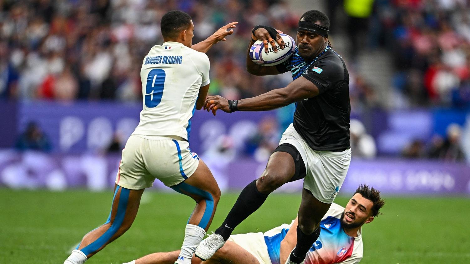 斐濟七人欖球代表拉素基。(路透社)