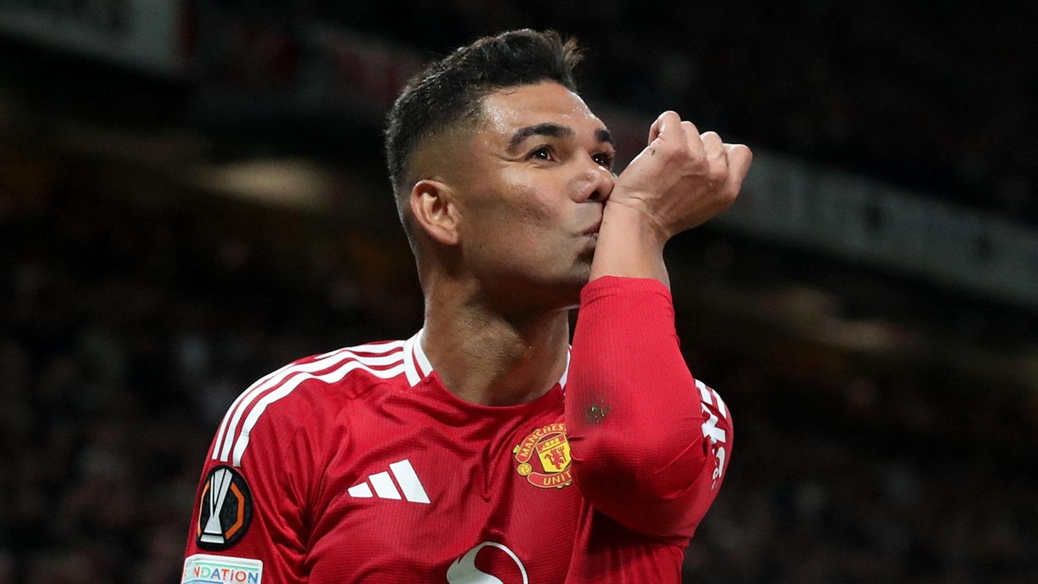 曼聯卡斯米路。(路透社)