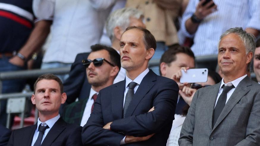 杜曹在英格蘭足總盃決賽觀戰。(路透社)