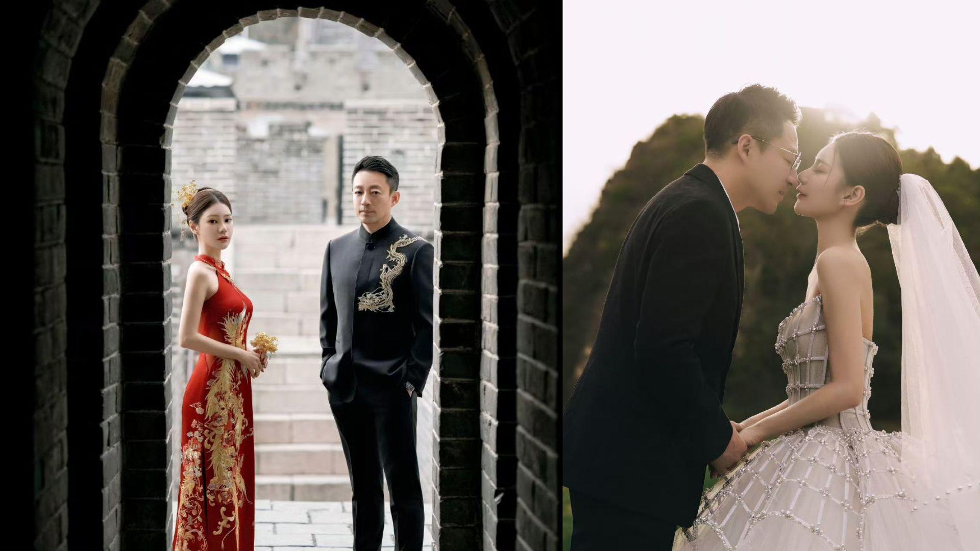 汪小菲天價婚禮北京舉行 拖馬筱梅登長城拍婚照