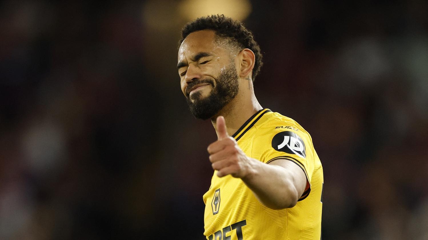 狼隊的巴西前鋒根夏。(路透社)