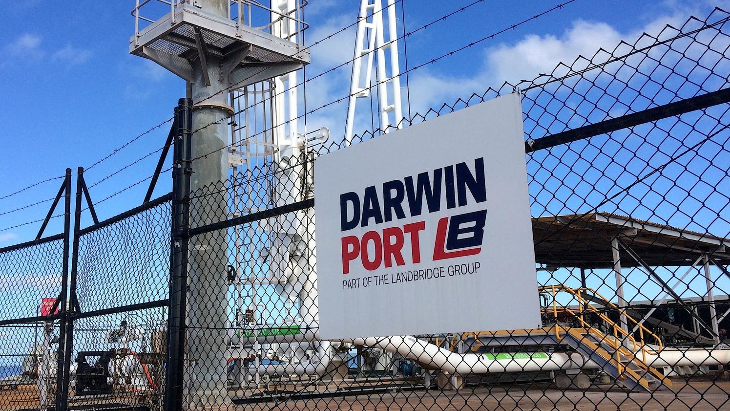 澳洲達爾文港。(路透社)