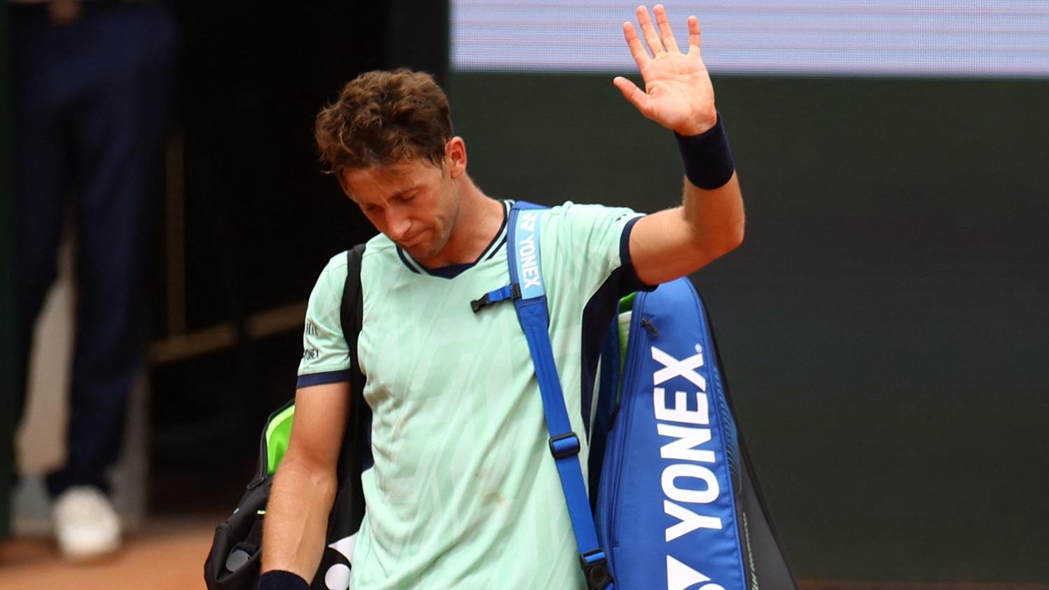 兩屆法網亞軍的魯迪在次圈止步。(路透社)