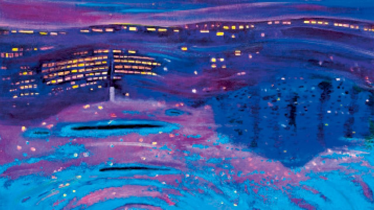 我們漂浮，又漸漸入睡