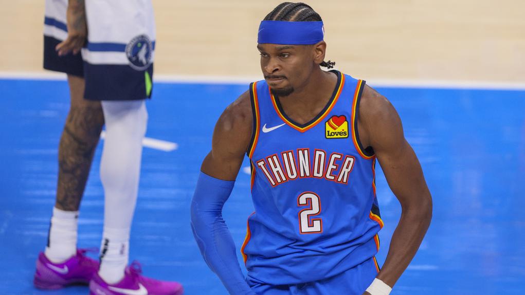 基爾謝奧斯阿歷山大獨取38分，帶領雷霆再贏木狼118:103。(美聯社)