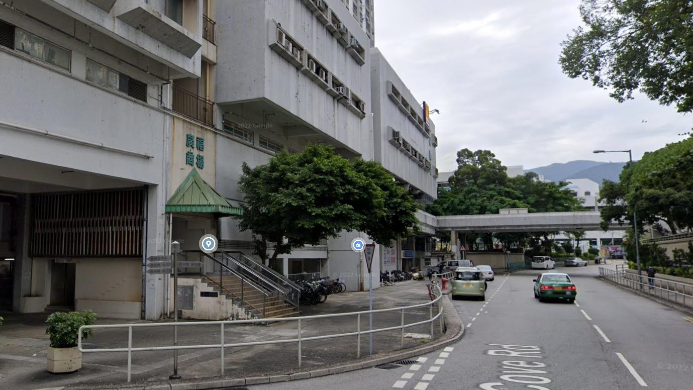 大埔寶湖道28號廣福商場。（Google地圖截圖）