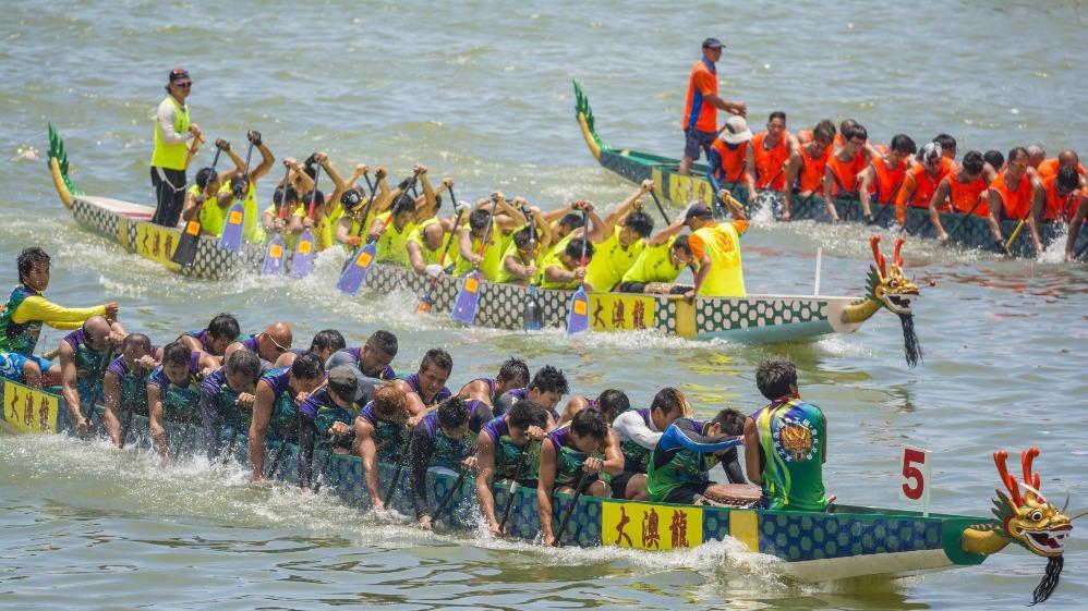 全港多區舉辦龍舟競渡(資料圖片)