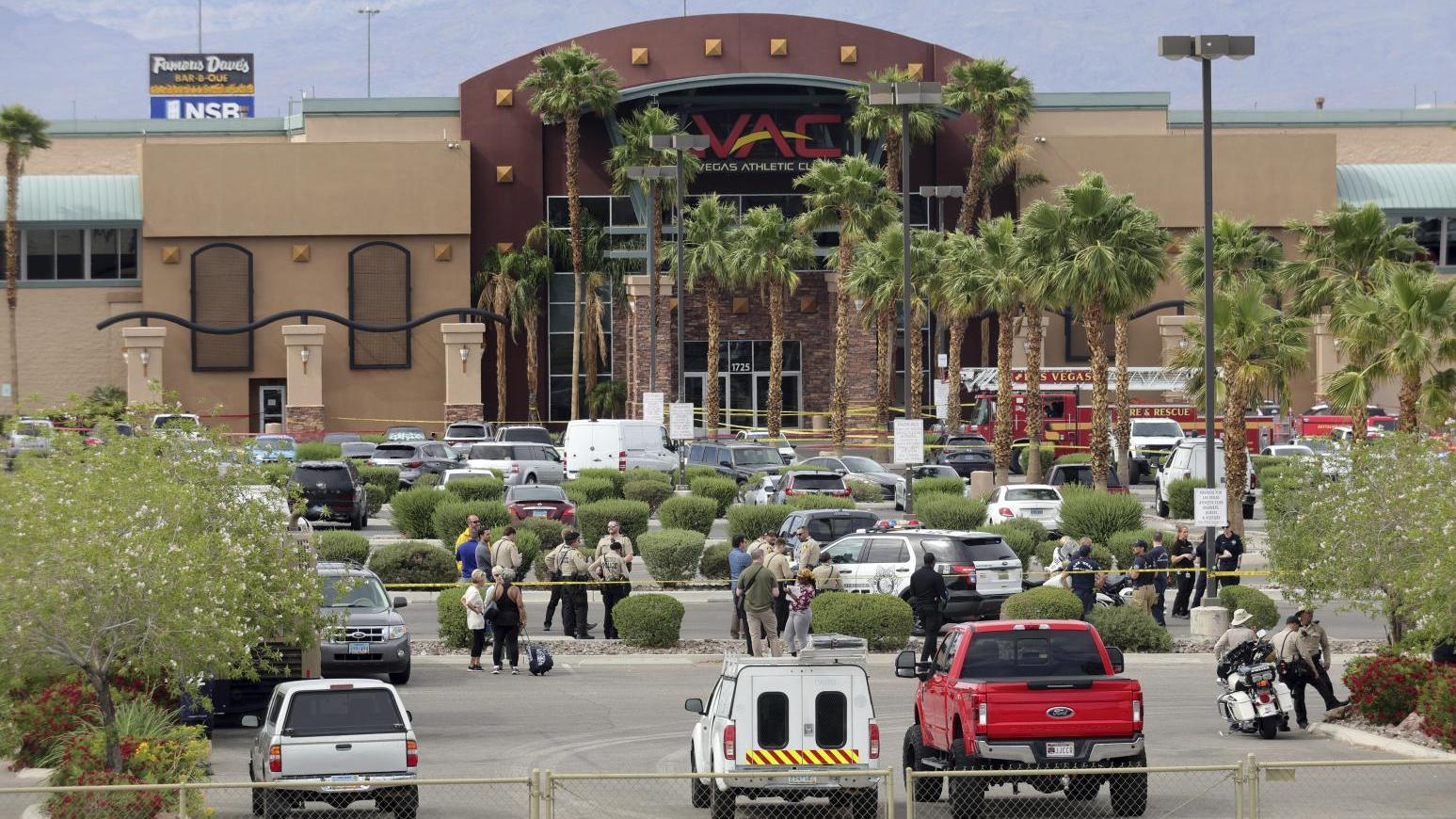 拉斯維加斯運動俱樂部16日發生槍擊案。（圖／美聯社）