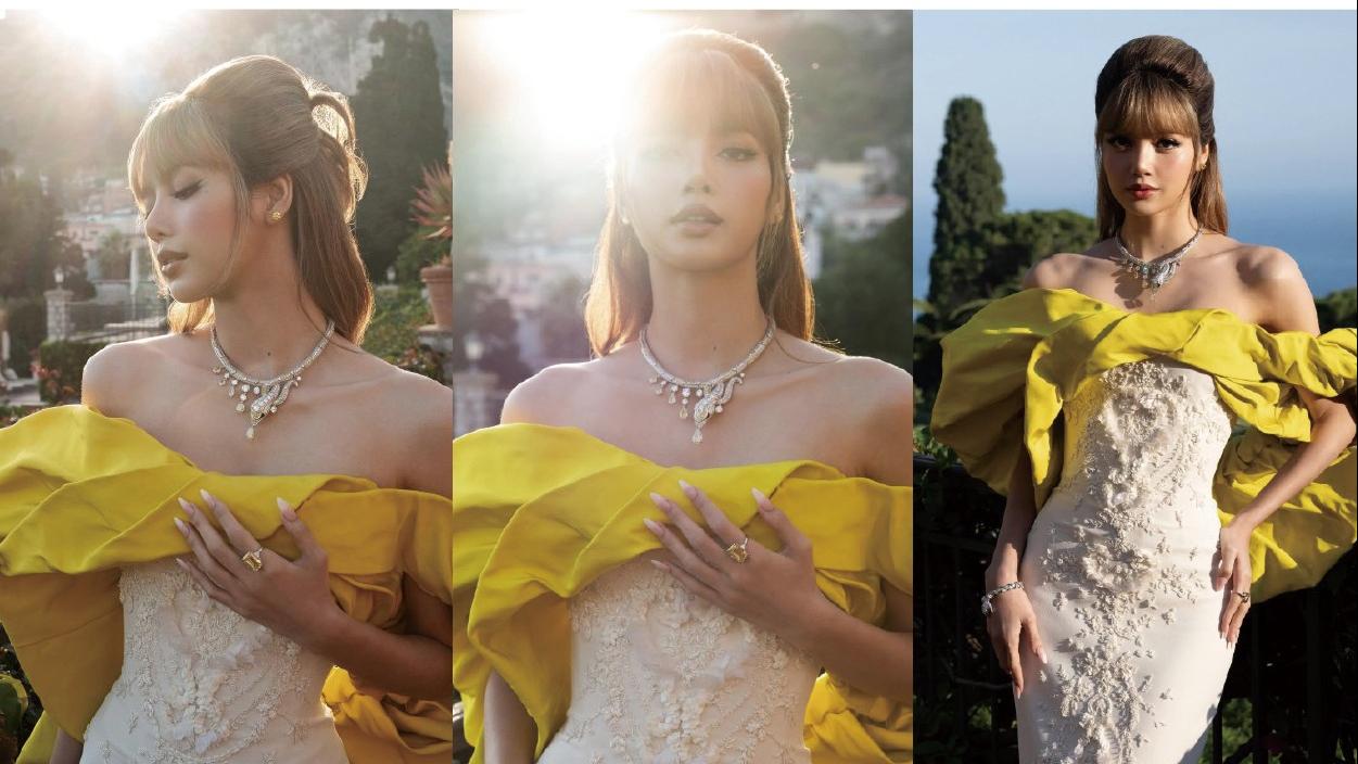 Lisa西西里島出席Bvlgari晚宴 展現優雅的力量