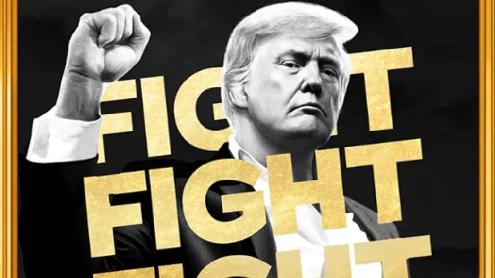 特朗普迷因幣官網宣傳圖像。(互聯網)