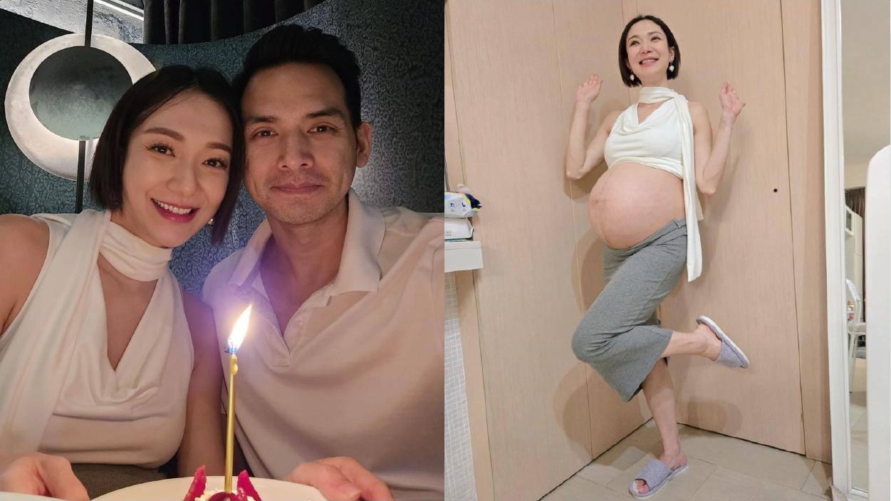 王君馨39歲生日 晒巨肚與夫最後一次二人世界