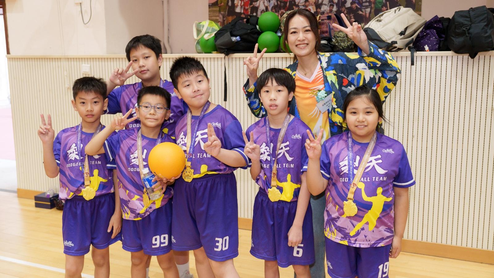 梁嘉琪擔任閃避球賽大使 自嘲「執波仔」成不了運動員