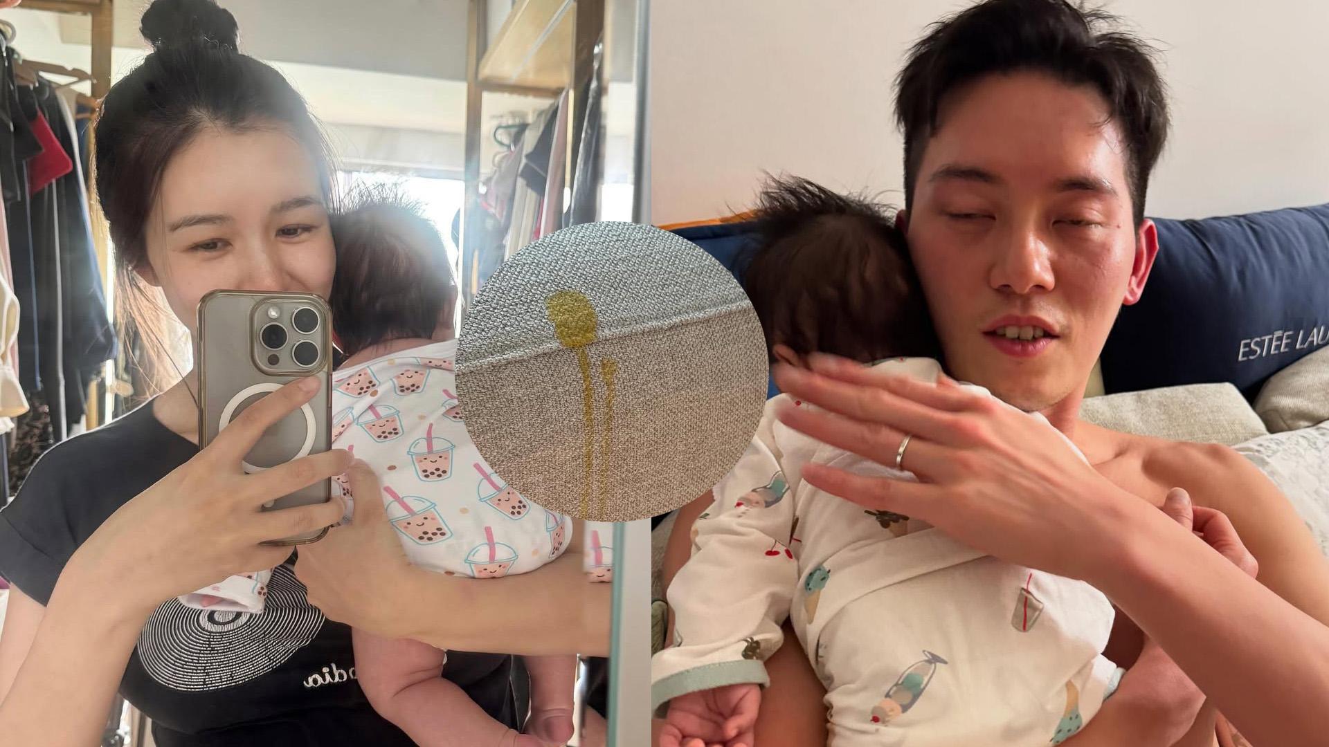 麥明詩公開與盛勁為湊B日常 梳化現屎跡忙到忘記結婚一周年