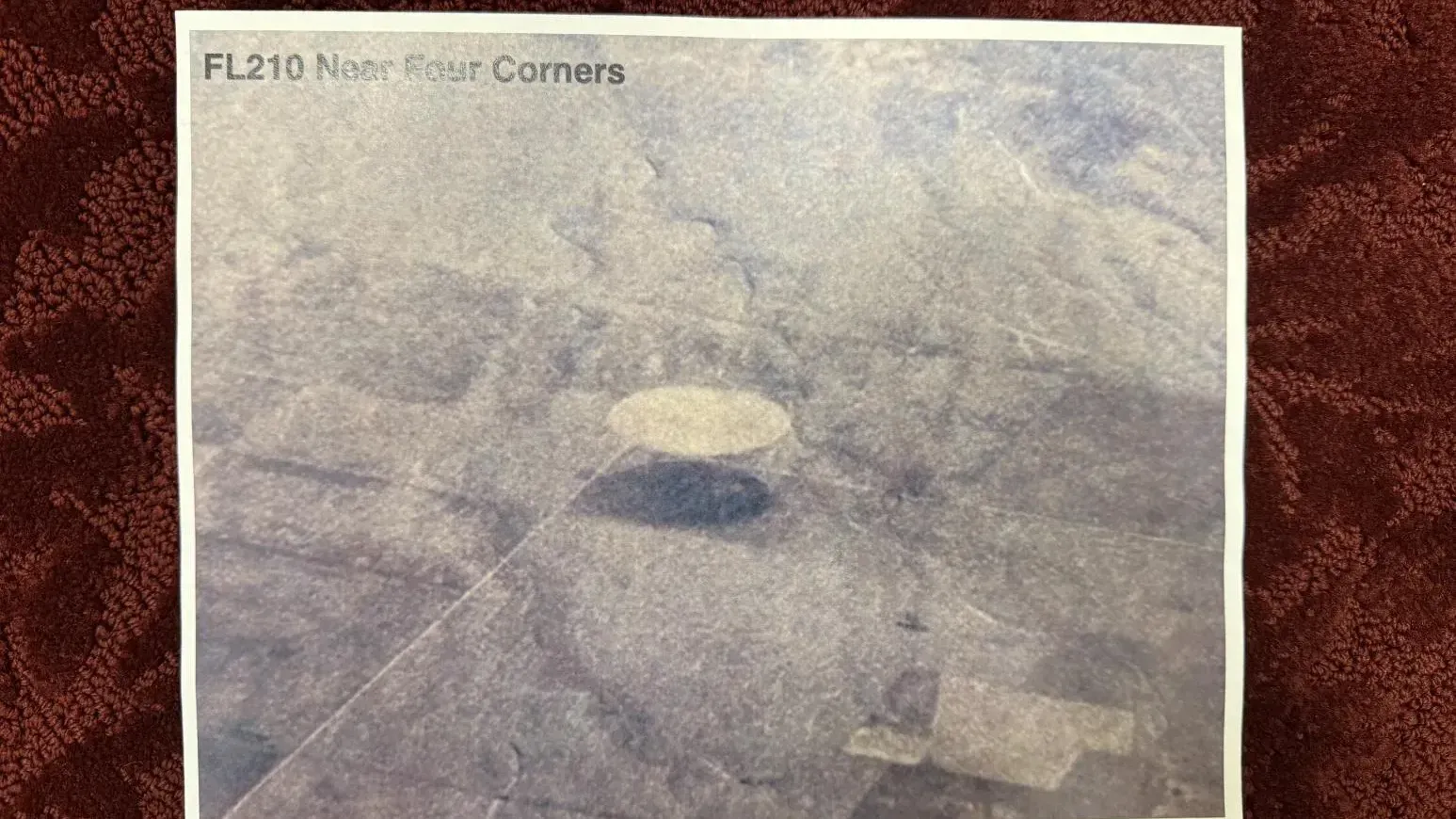 UAP披露基金小組公布疑似UFO照片。（圖／翻攝自X@UAPDF）