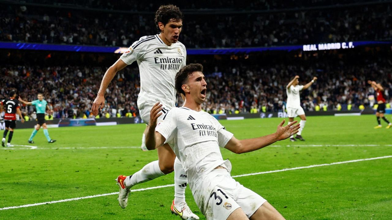 皇馬絕殺馬略卡，力阻巴塞提早在西甲封王。（路透社）