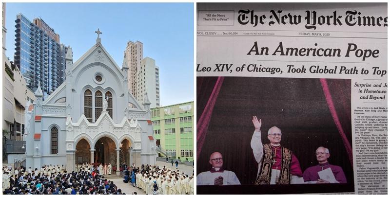 天主教香港教區表示，良十四世強調教會要建橋樑，建立一個共議同行、為窮人的教會，並透過對話與仁慈展現愛心。(公教報資料圖片/路透社)