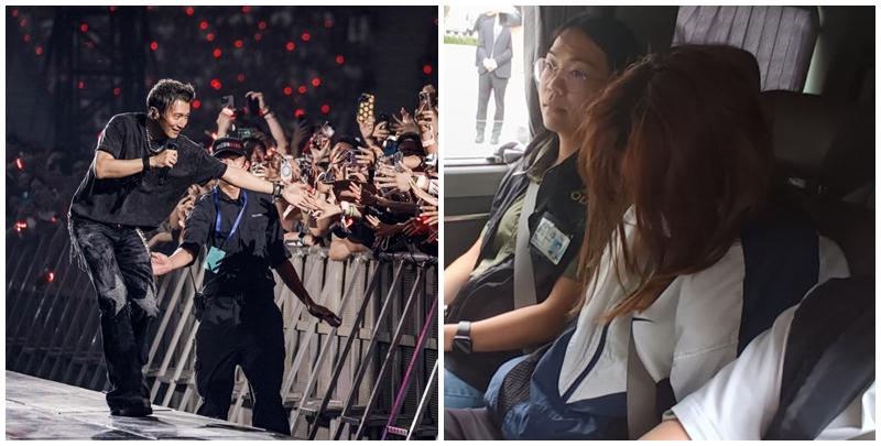 歌手謝霆鋒於啟德體育園主場舉行演唱會期間，警方收到5宗舉報聲稱場館內藏有炸彈，搜查證實虛驚一場，前日（9日）在九龍城區拘捕一名28歲本地女子，初步懷疑因與其他人就演唱會門票事宜發生糾紛而犯案，她涉嫌「炸彈嚇詐」及「誤導警務人員」被捕