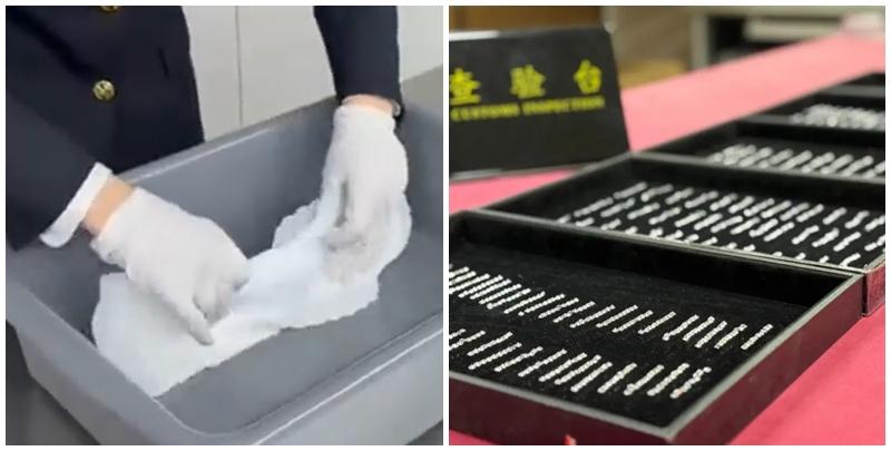 內地海關今日（19日）通報，近日，羅湖海關在旅檢進境（由香港進入內地）渠道查獲旅客在身穿的衛生巾內走私藏匿鑽石616.43卡，共計2003粒，案值逾27萬元（人民幣、下同）。