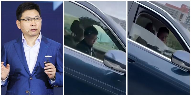 網傳影片顯示，疑似余承東的男子當時頭部低垂近20秒，雙手未握住軚盤，被質疑在睡覺或低頭看手機。一旁路過的車主 響咹並喊話：「余總，睡着了？」對方抬頭揮手，並搖下車窗微笑回應。