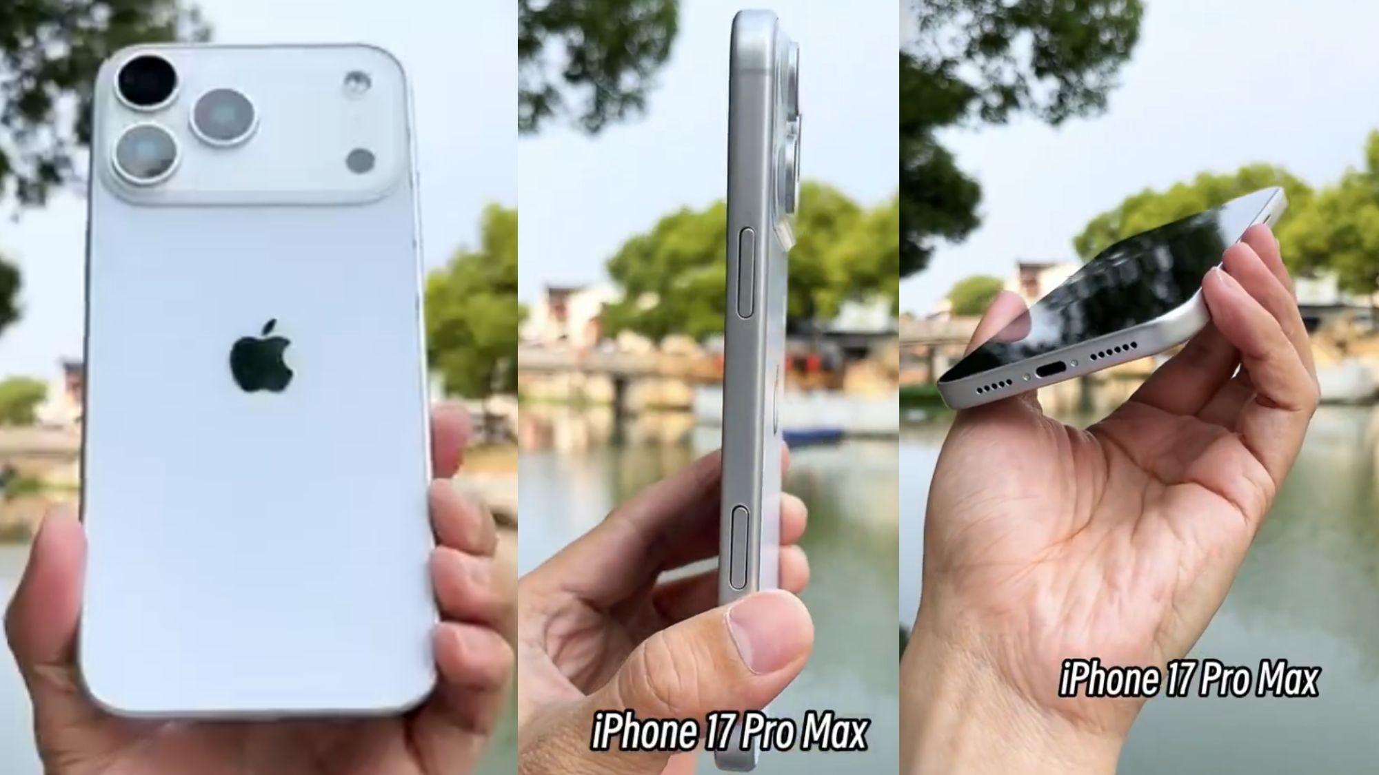 iPhone 17 Pro Max新版機模流出　機身比前代厚電池有望加強？