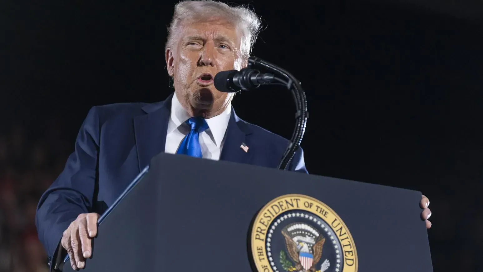 美國總統特朗普。（圖／美聯社）