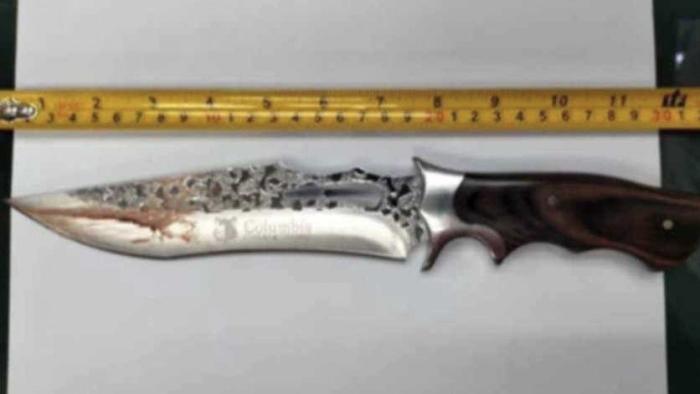 兇徒所用刀具。