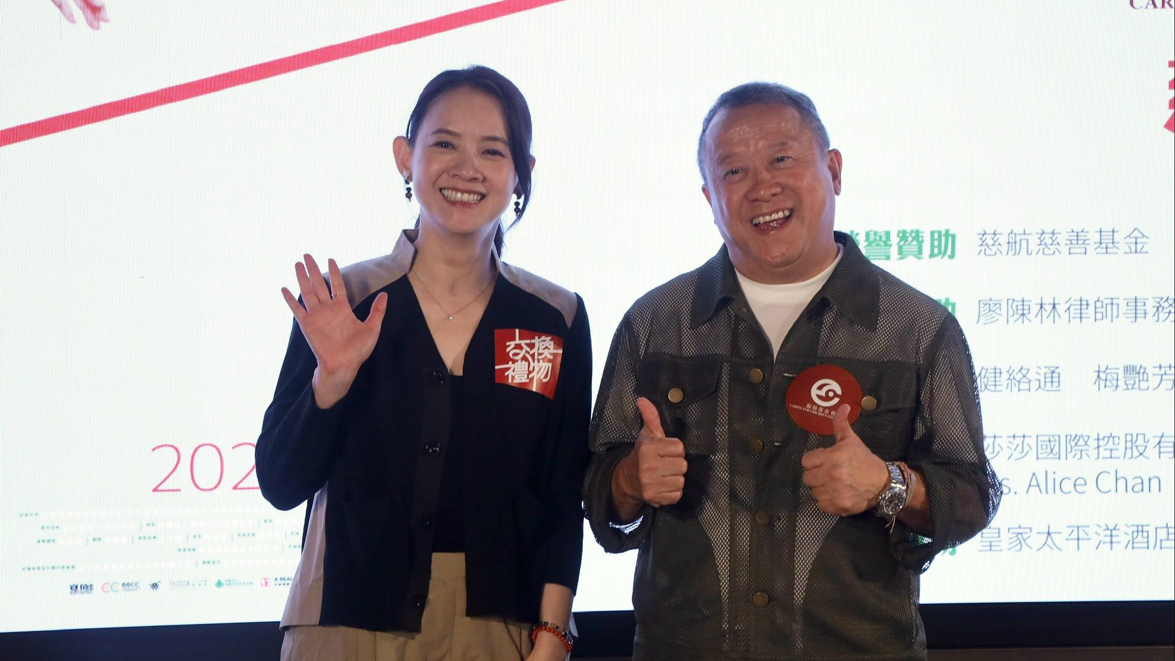 曾志偉撐愛女新戲首映 自言想重投影圈 曾寶儀直認曾反對父親返TVB(有片)