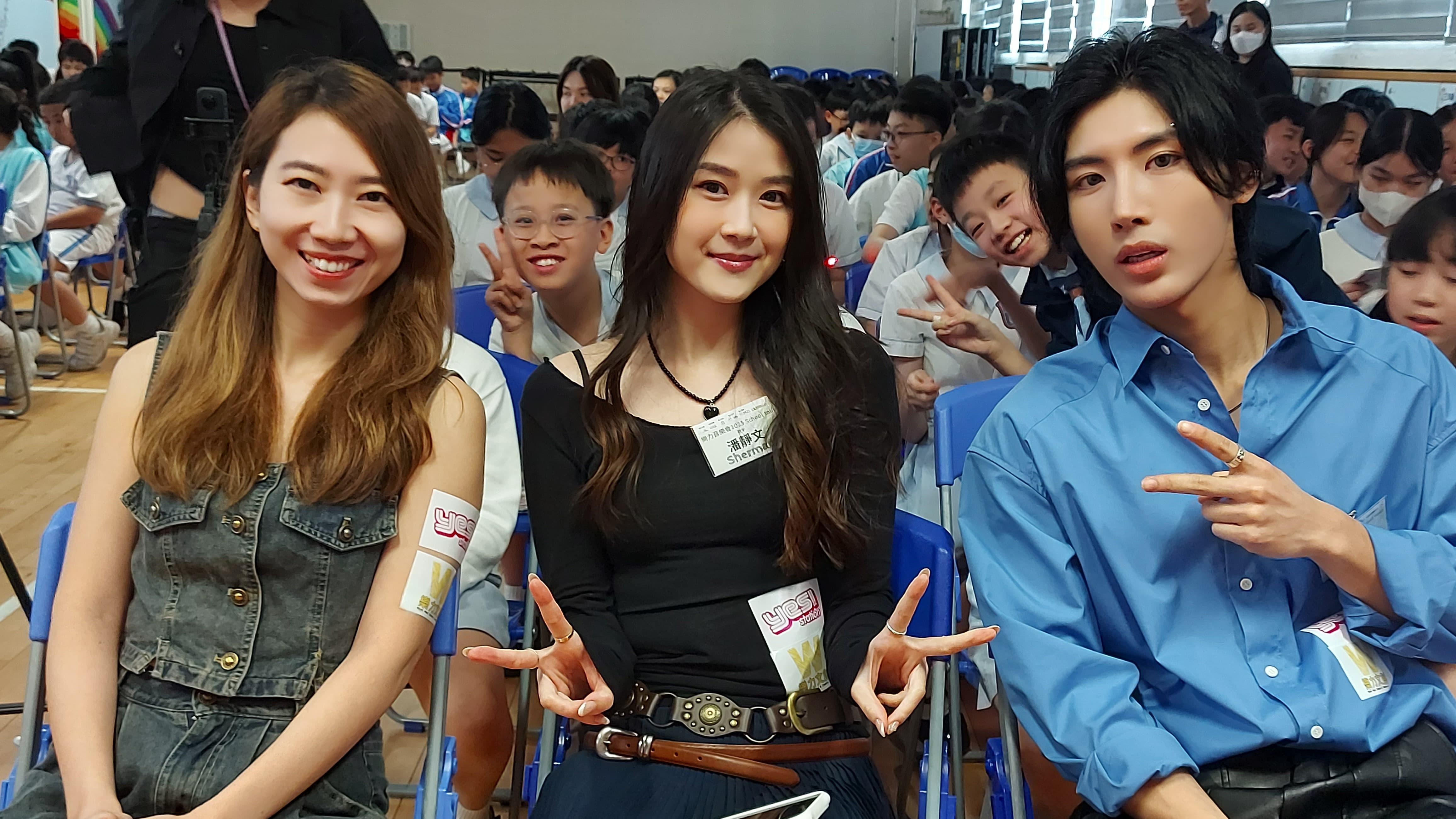 潘靜文 黃奕斌 黎靜曈學校巡演 為學生打氣尋回青春感覺